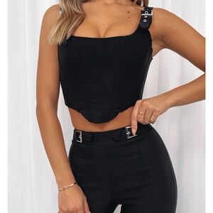 NWT White Fox Boutique Keep Me Close Bustier Sz Small